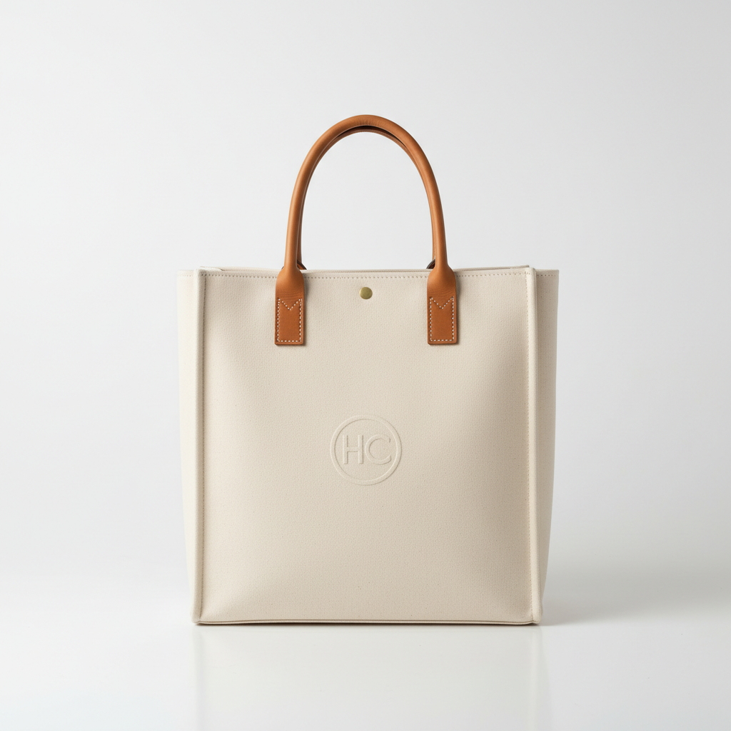 Heritage Canvas Tote premium everyday carry studio shot