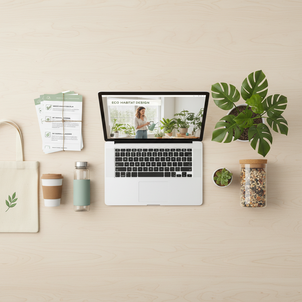 Sustainable Living Masterclass digital course studio shot