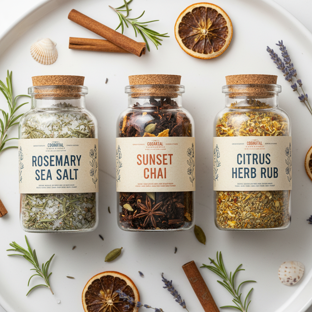 Coastal Harvest Spice and Tea Curated Set studio shot