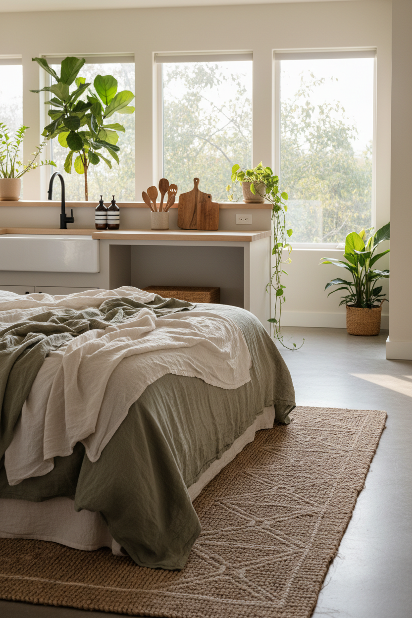 Sustainable Home Upgrade Bundle lifestyle shot in beautifully styled eco home